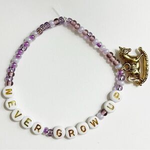 Taylor Swift Eras Tour Friendship Bracelet Speak Now Never Grow Up